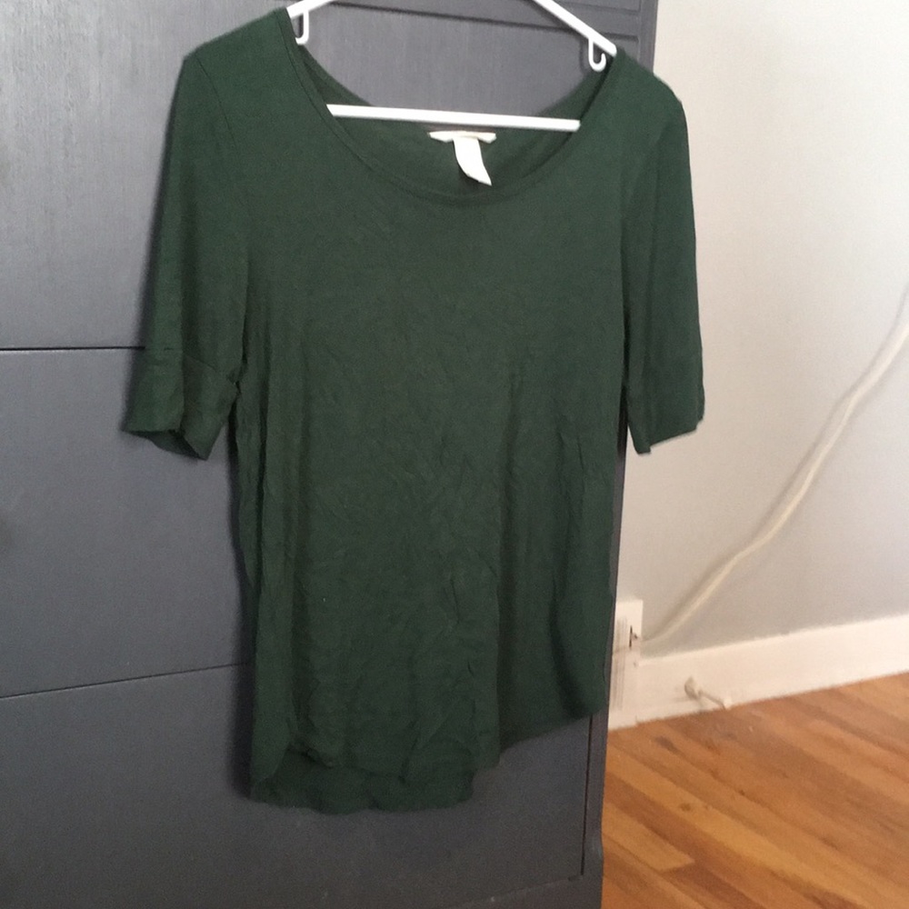 Forest Green Quarter Sleeve Shirt